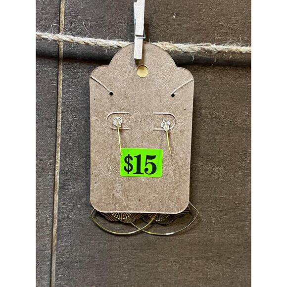 Handmade Moth Earrings - Picture 2 of 2